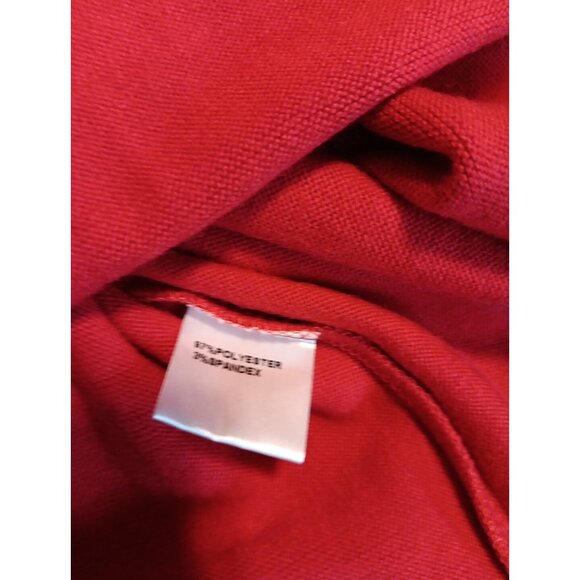 Patty Boutik Womens L Bright Red Sweater Dress Cowl Neck Stretch Long Sleeve NWT - Picture 5 of 5